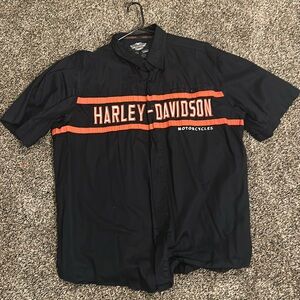 Men’s Harley Davidson button up